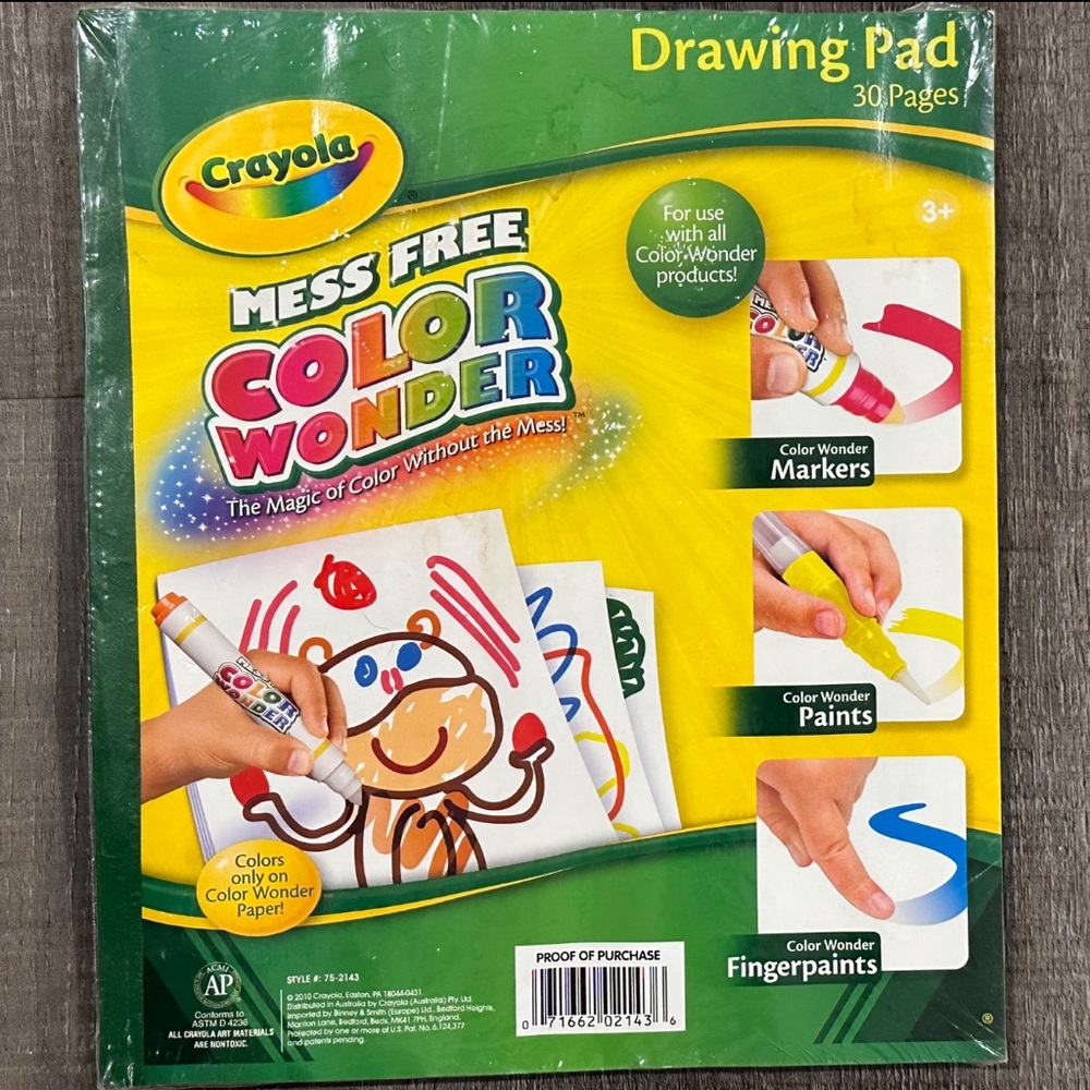 💞 New 30-Page Crayola Color Wonder Drawing Pad